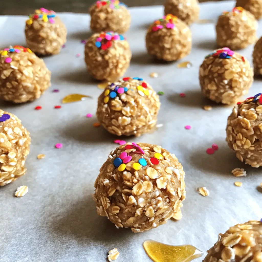 High-Protein Birthday Cake Protein Bites Delight