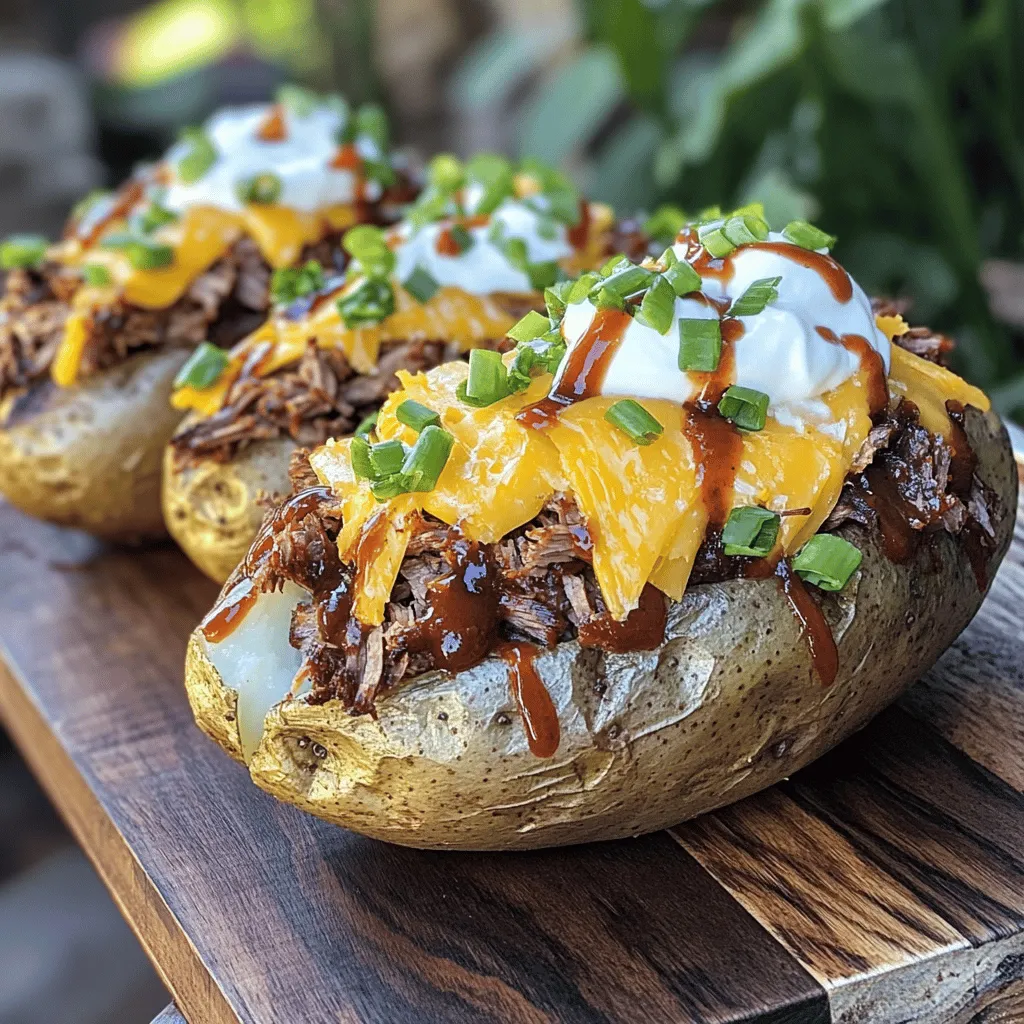 Savory Brisket Baked Potato Comfort Food Delight