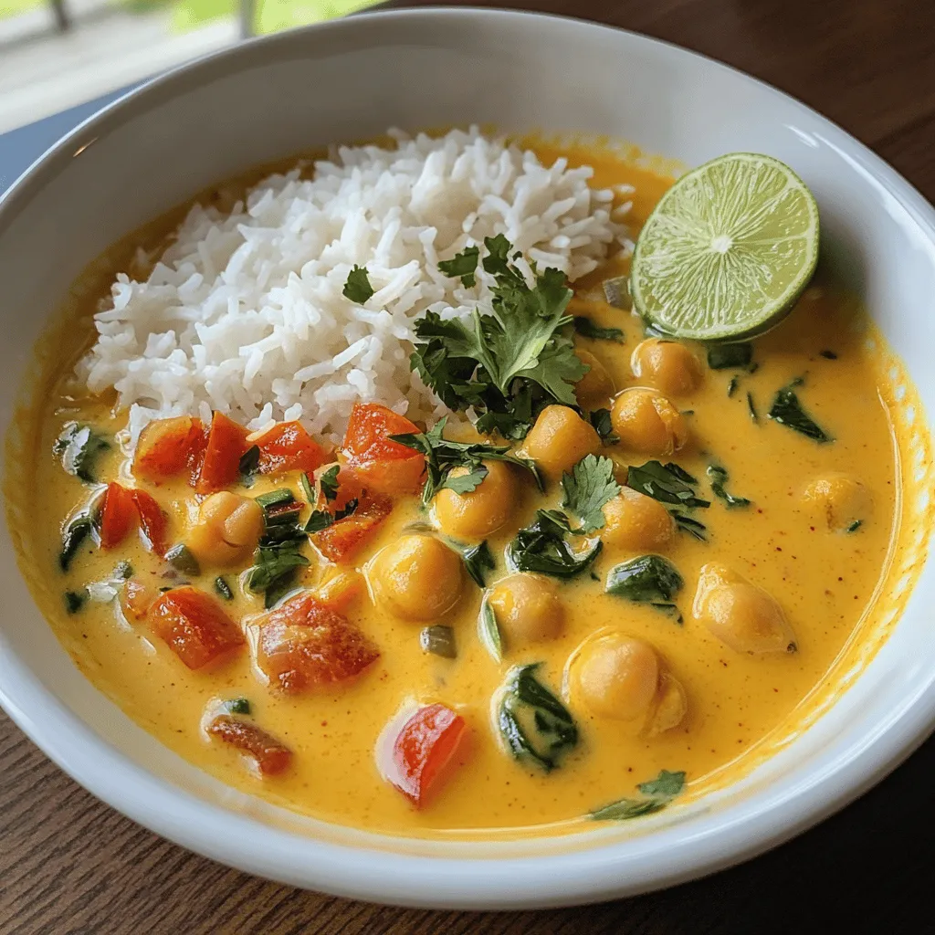 Indulge in Flavor: Creamy Coconut Chickpea Curry Recipe