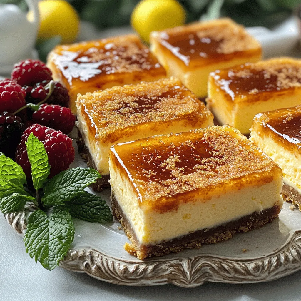 Irresistible Crème Brûlée Cheesecake Bars to Try