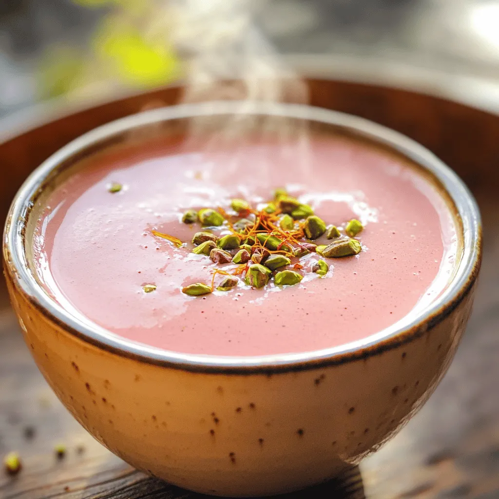 Authentic Kashmiri Pink Chai Rich and Flavorful Recipe