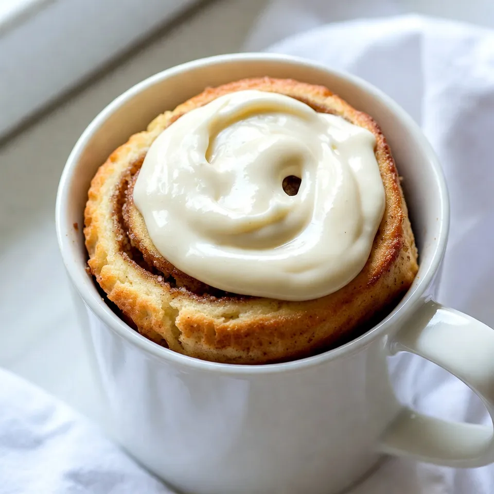 Cinnamon Roll Mug Cake Easy Sweet Treat in Minutes