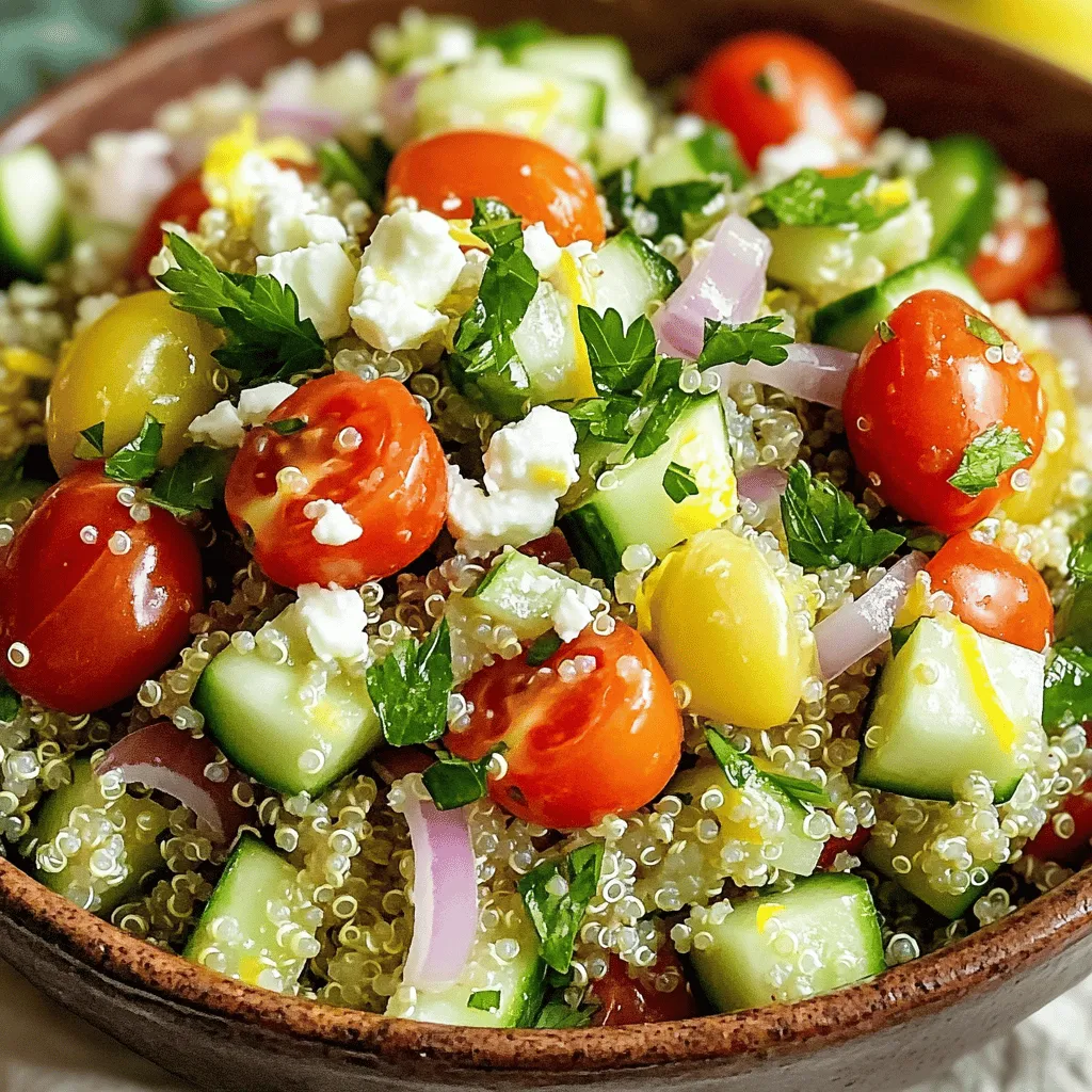 Lemon Herb Quinoa Salad Fresh and Flavorful Dish