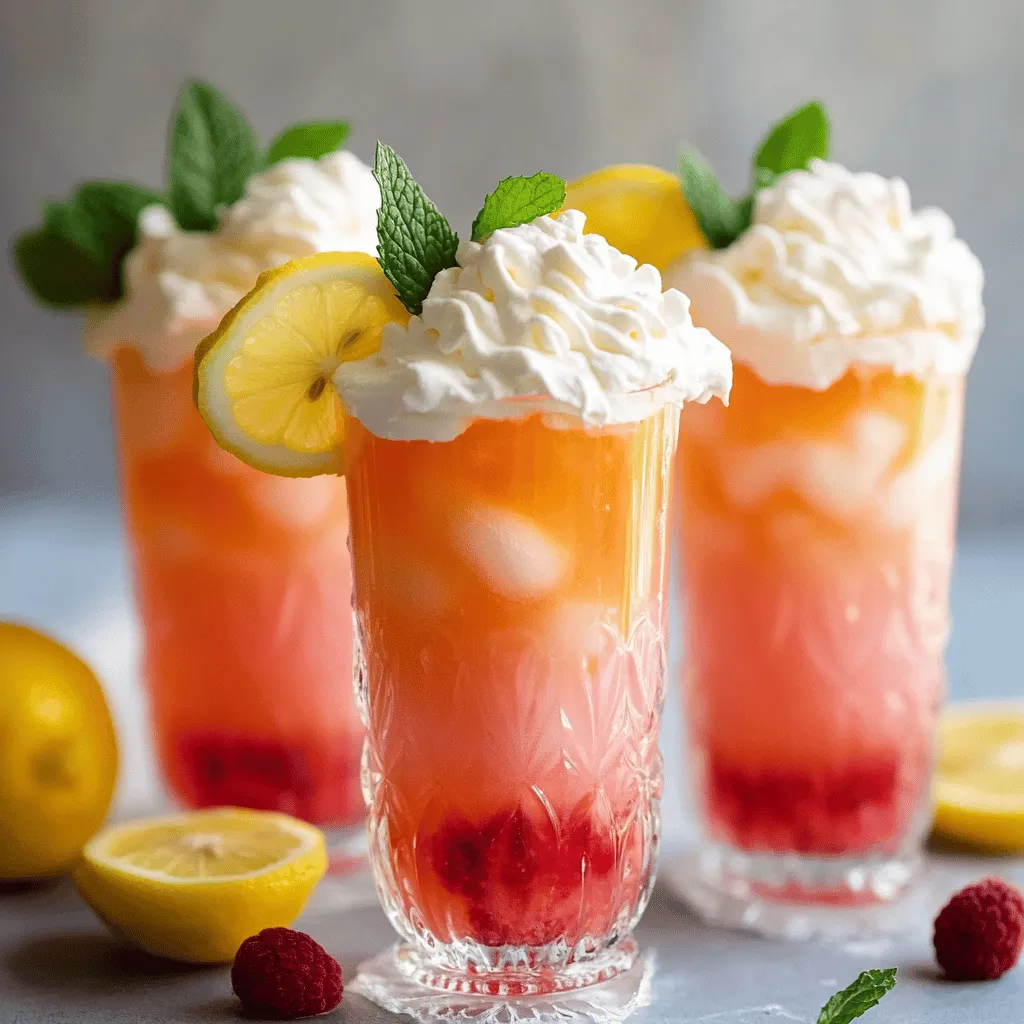 Whipped Pink Lemonade Refreshing Summer Drink Recipe