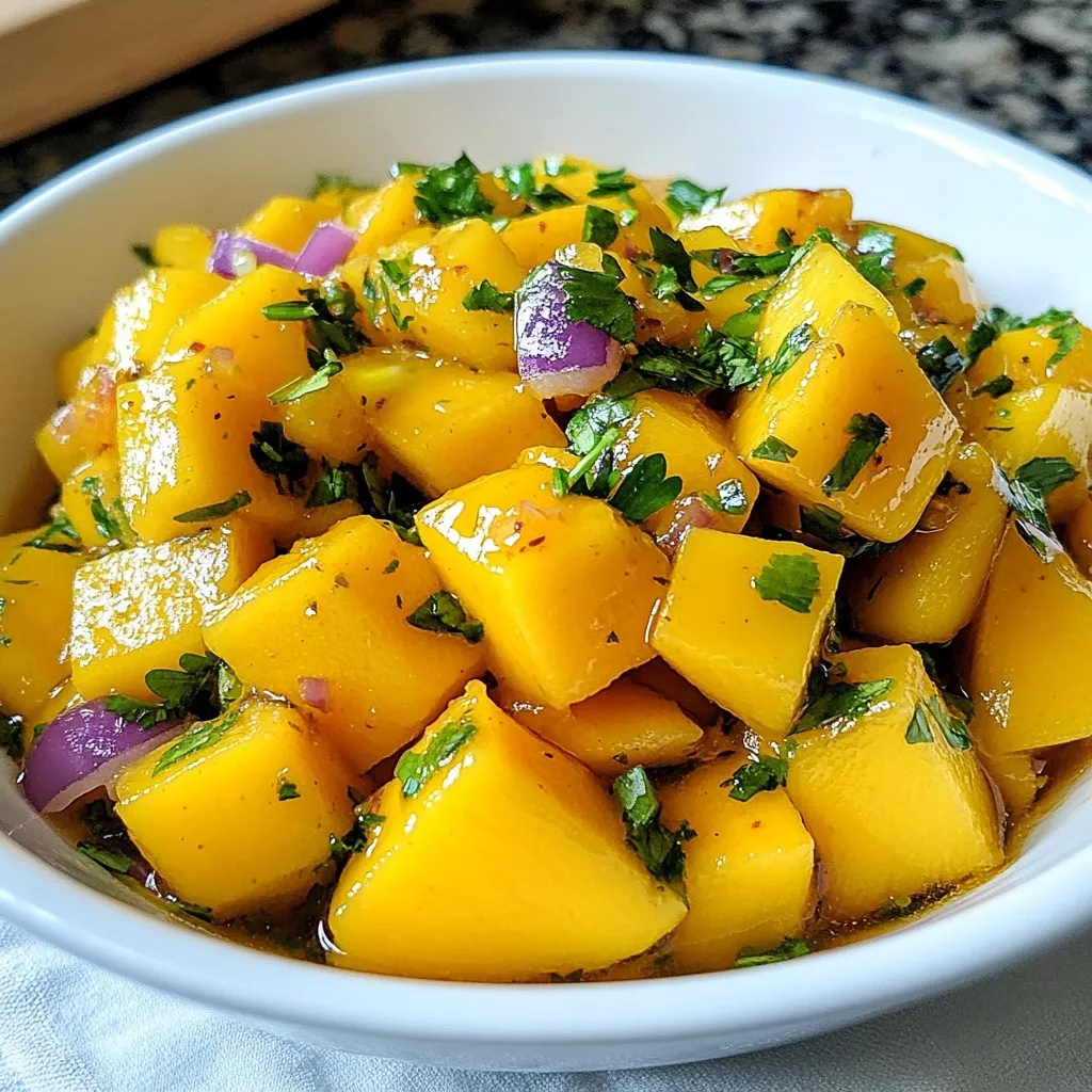 Spicy Mango Habanero Salsa Bold and Tangy Delight