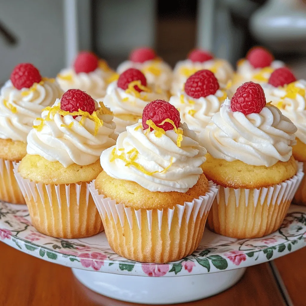 Raspberry Lemon Heaven Cupcakes Sweet and Tangy Treat