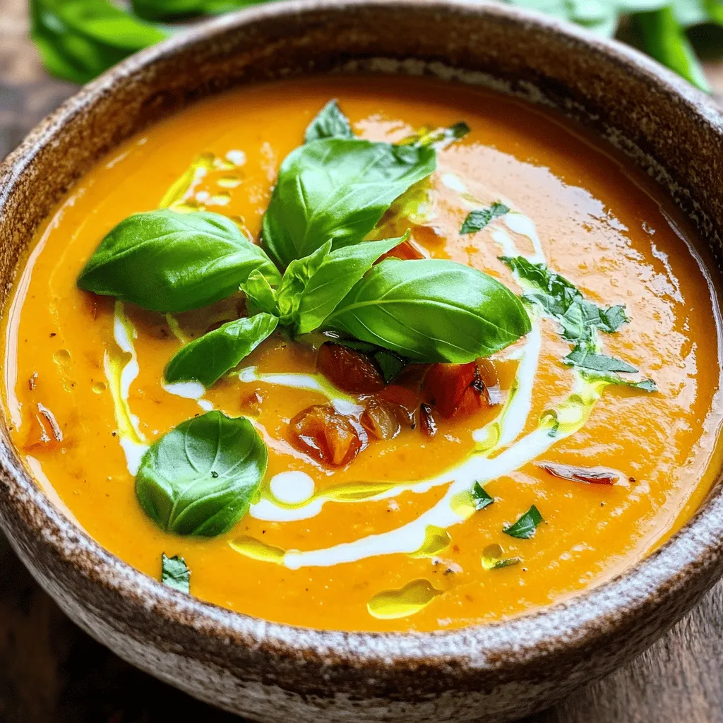 Creamy Roasted Tomato Soup Tasty and Simple Recipe