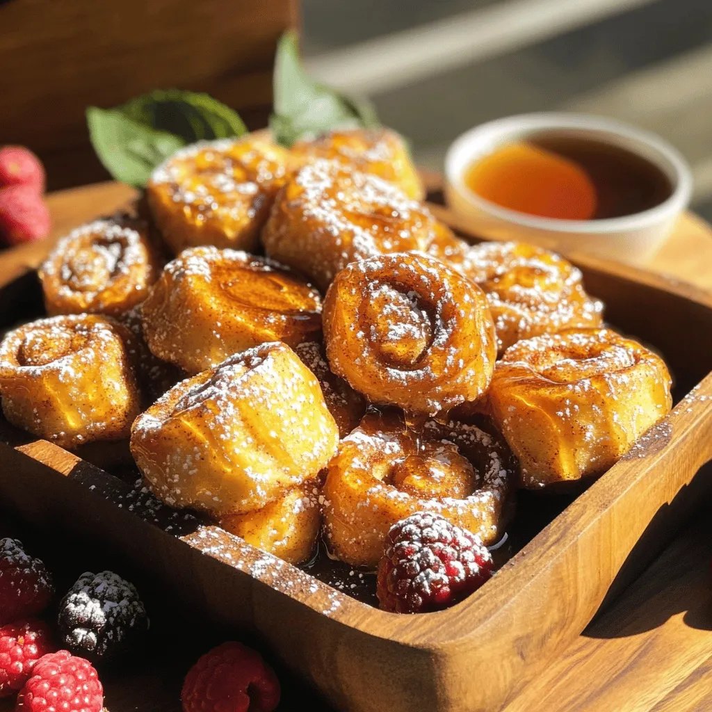 - 1 package refrigerated cinnamon rolls (with icing) - 4 large eggs - 1 cup milk