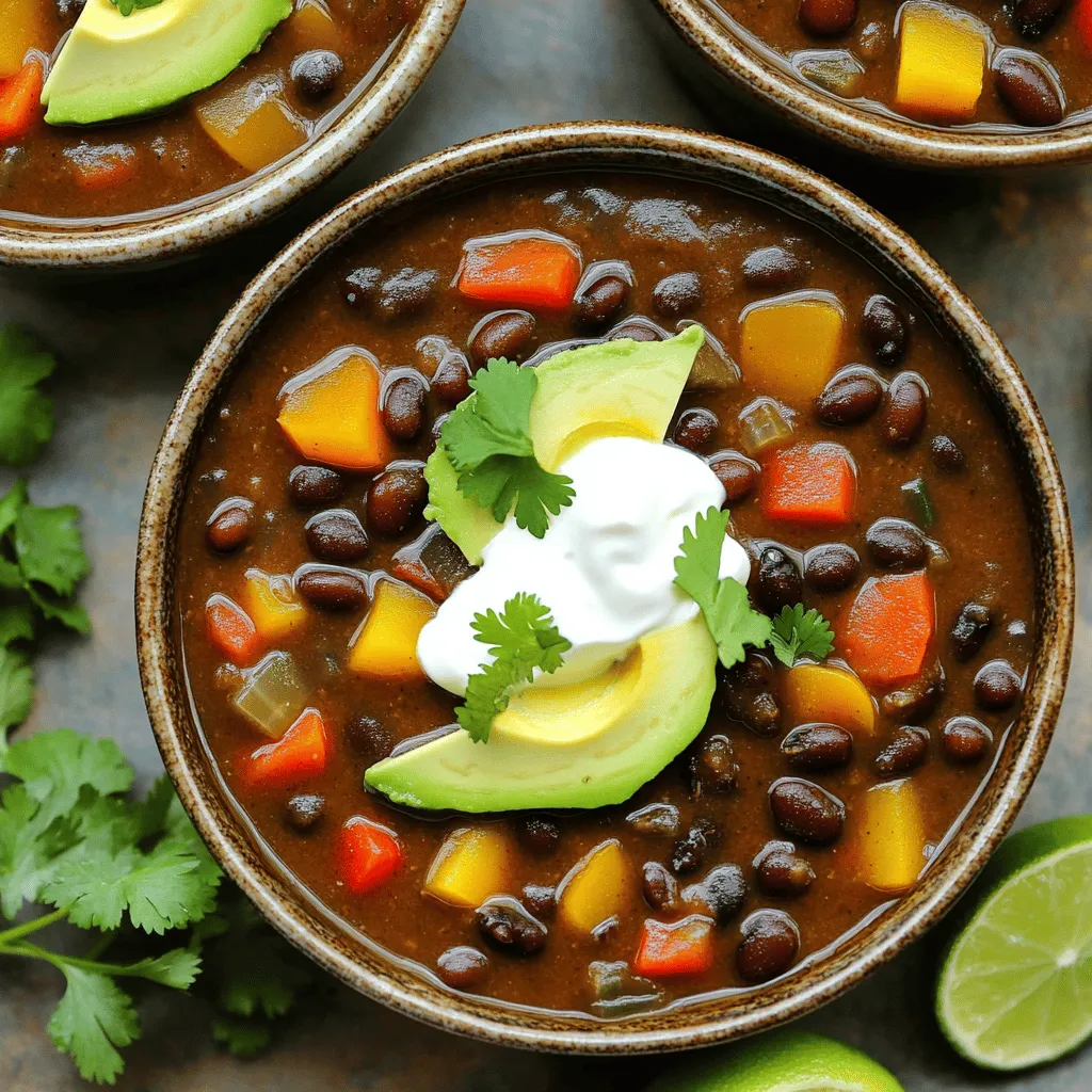 Instant Pot Chipotle Black Bean Soup Simple Recipe