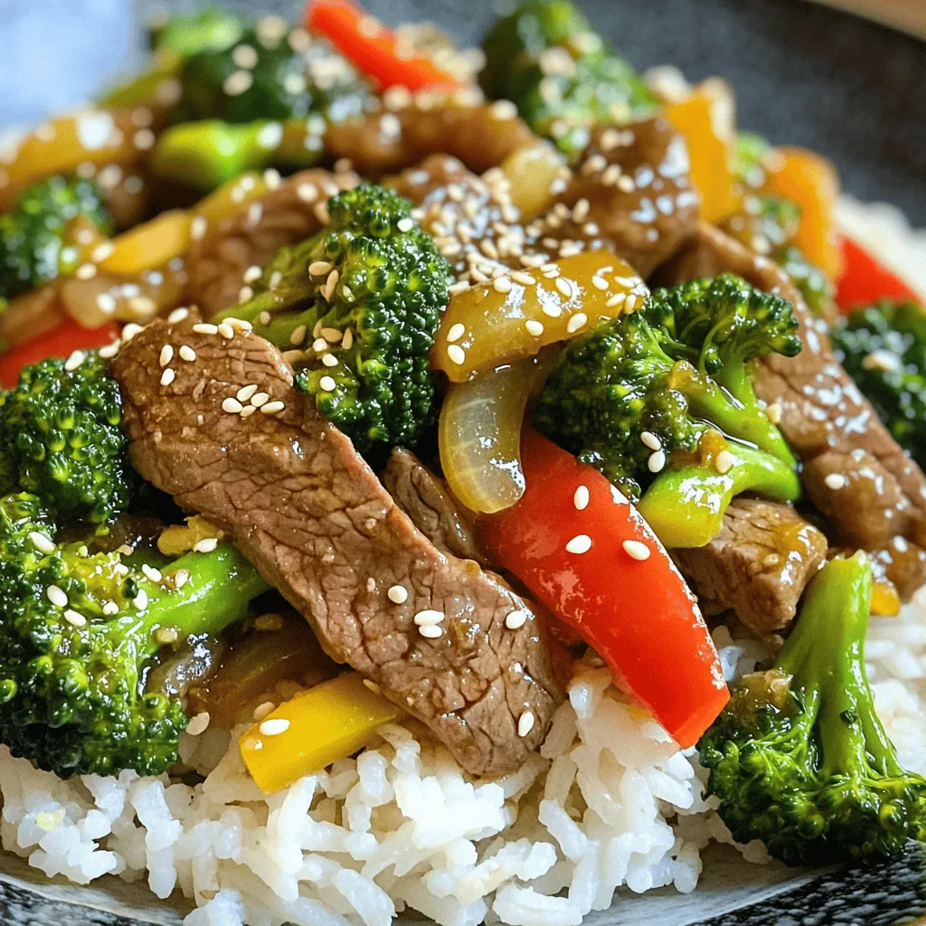 Beef and Broccoli Stir-Fry Flavorful and Quick Meal