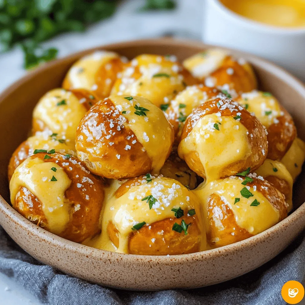 Cheesy Pretzel Bites Delight: The Perfect Homemade Snack