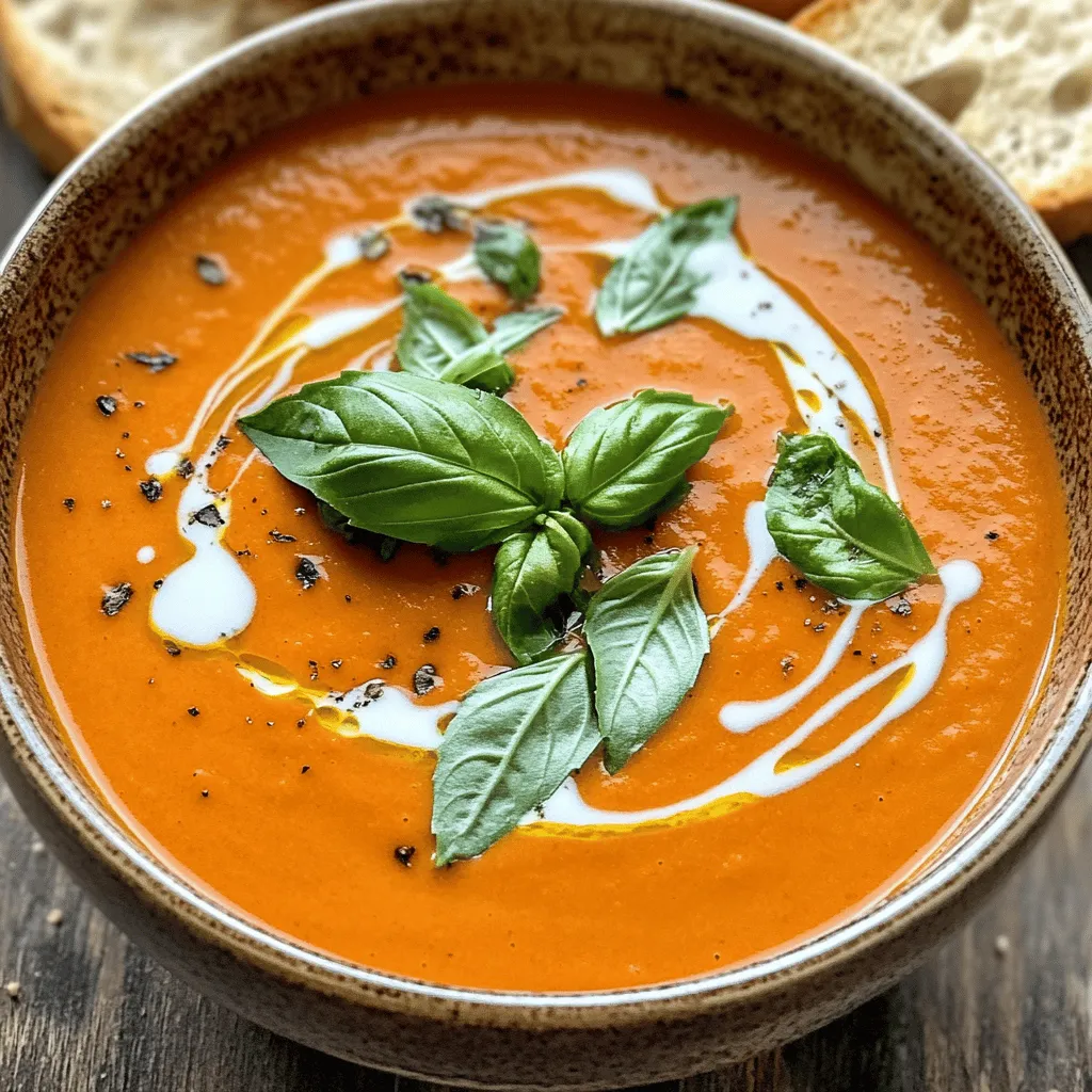 Creamy Roasted Red Pepper Soup Flavorful Comfort Dish