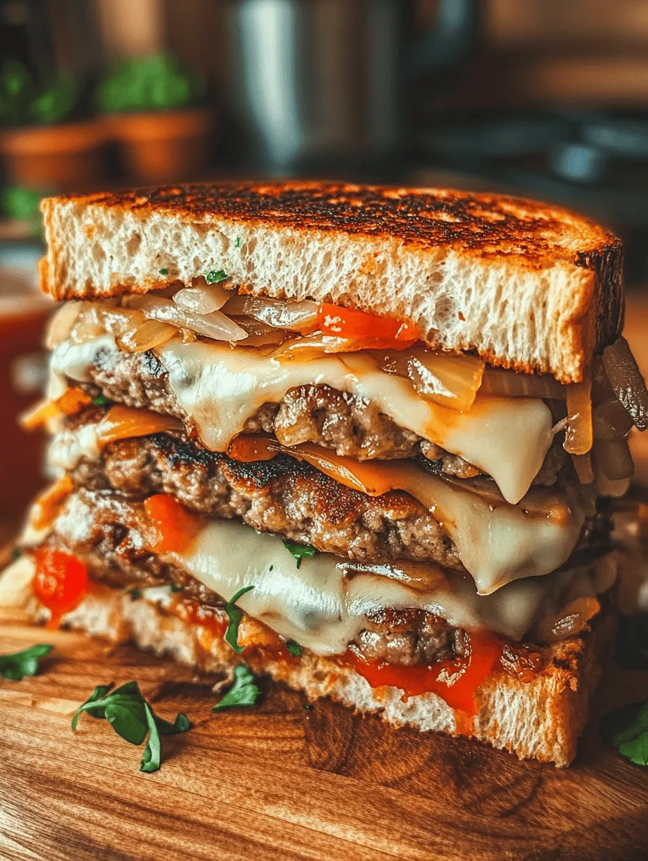 Ultimate Patty Melt with Secret Sauce