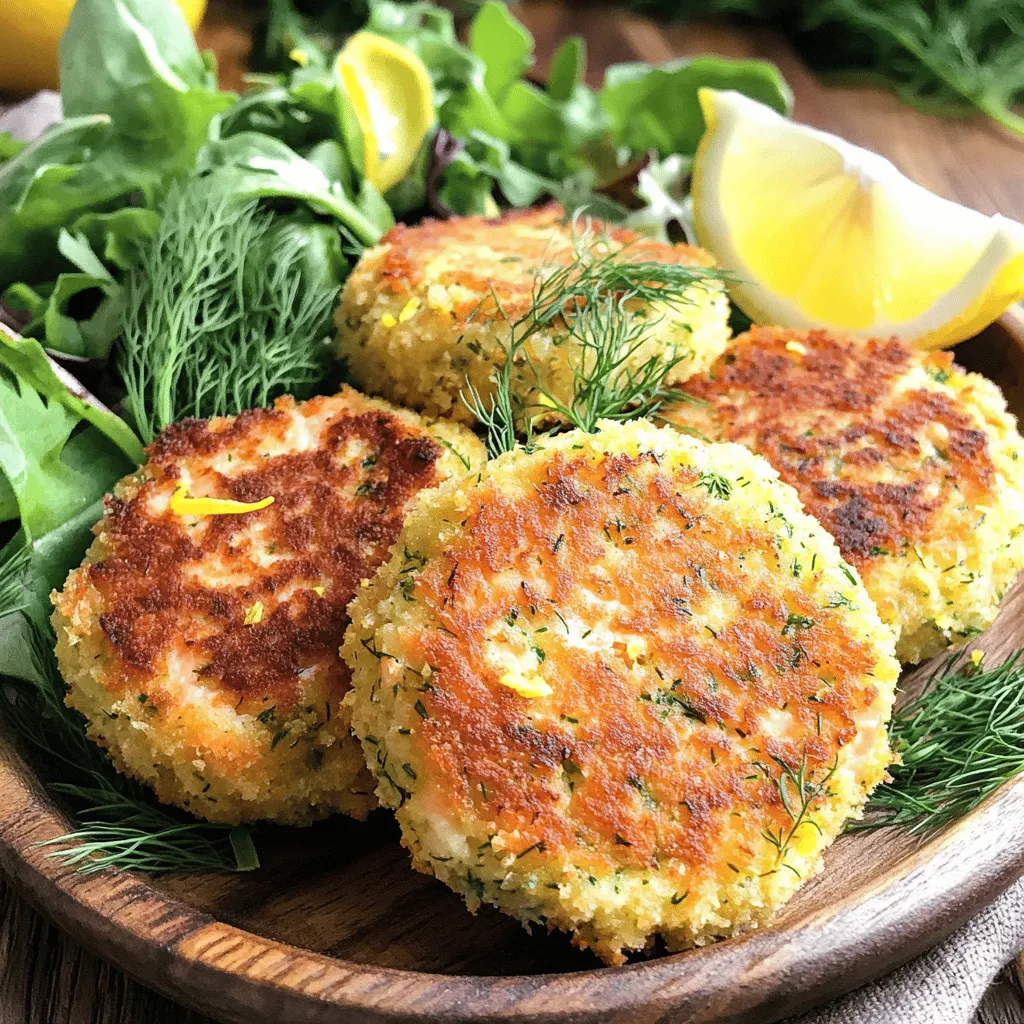 Lemon Dill Salmon Cakes Tasty and Simple Recipe