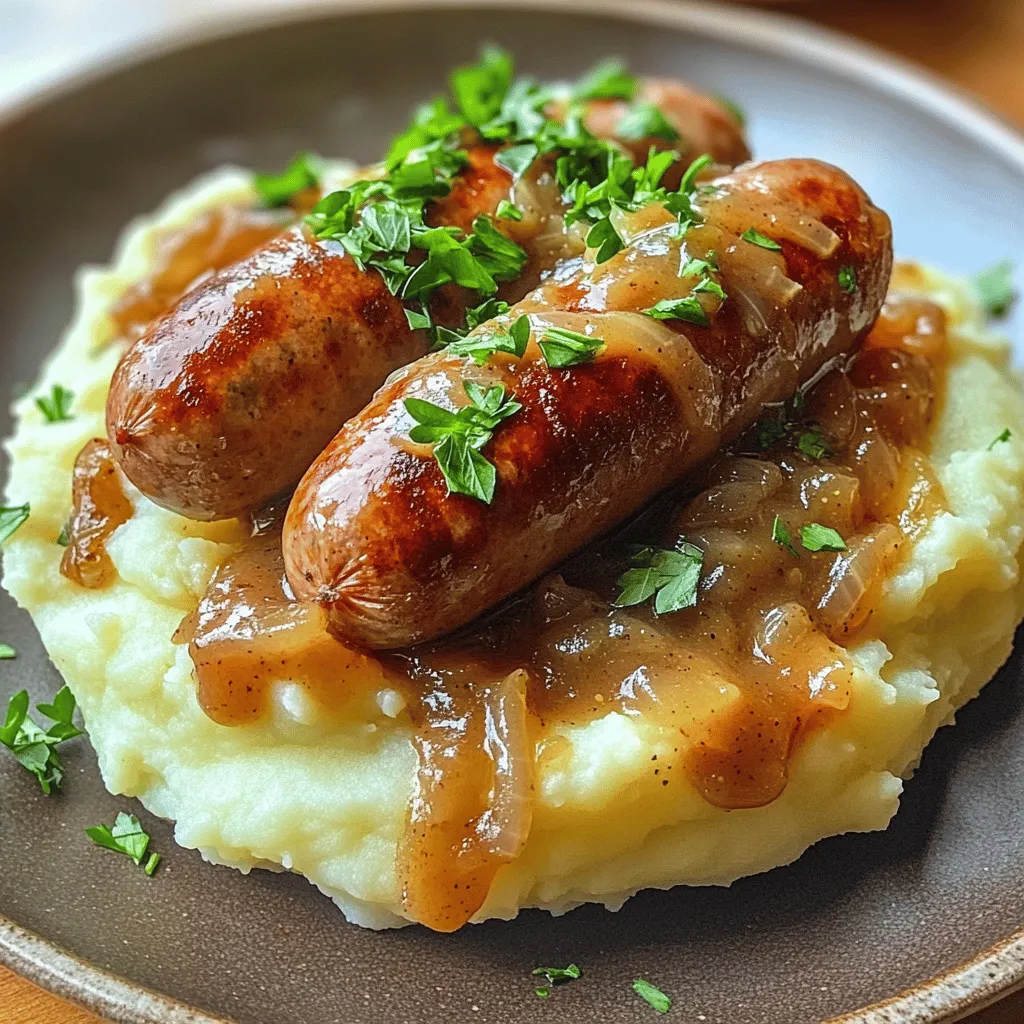 Easy Bangers And Mash Recipe Simple Comfort Food