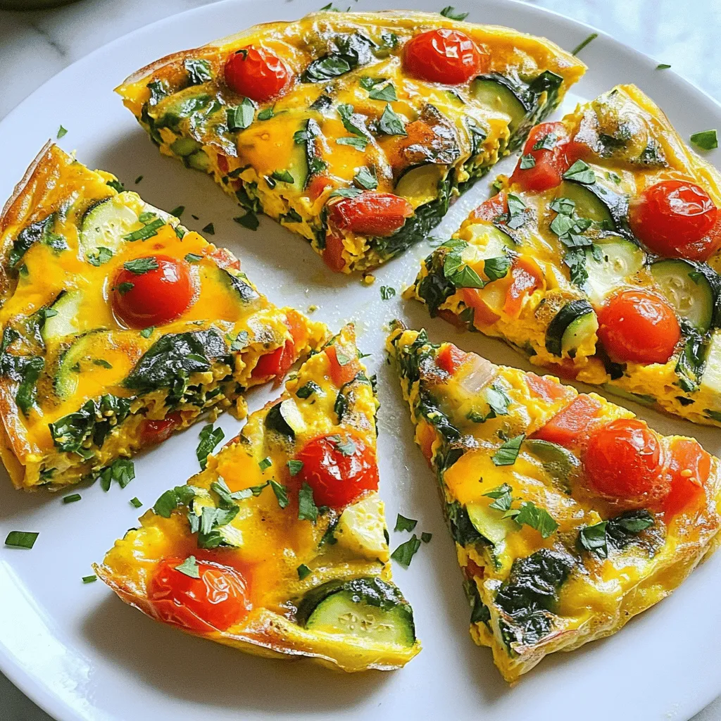 Flavorful Vegetable Frittata with Cheese Recipe