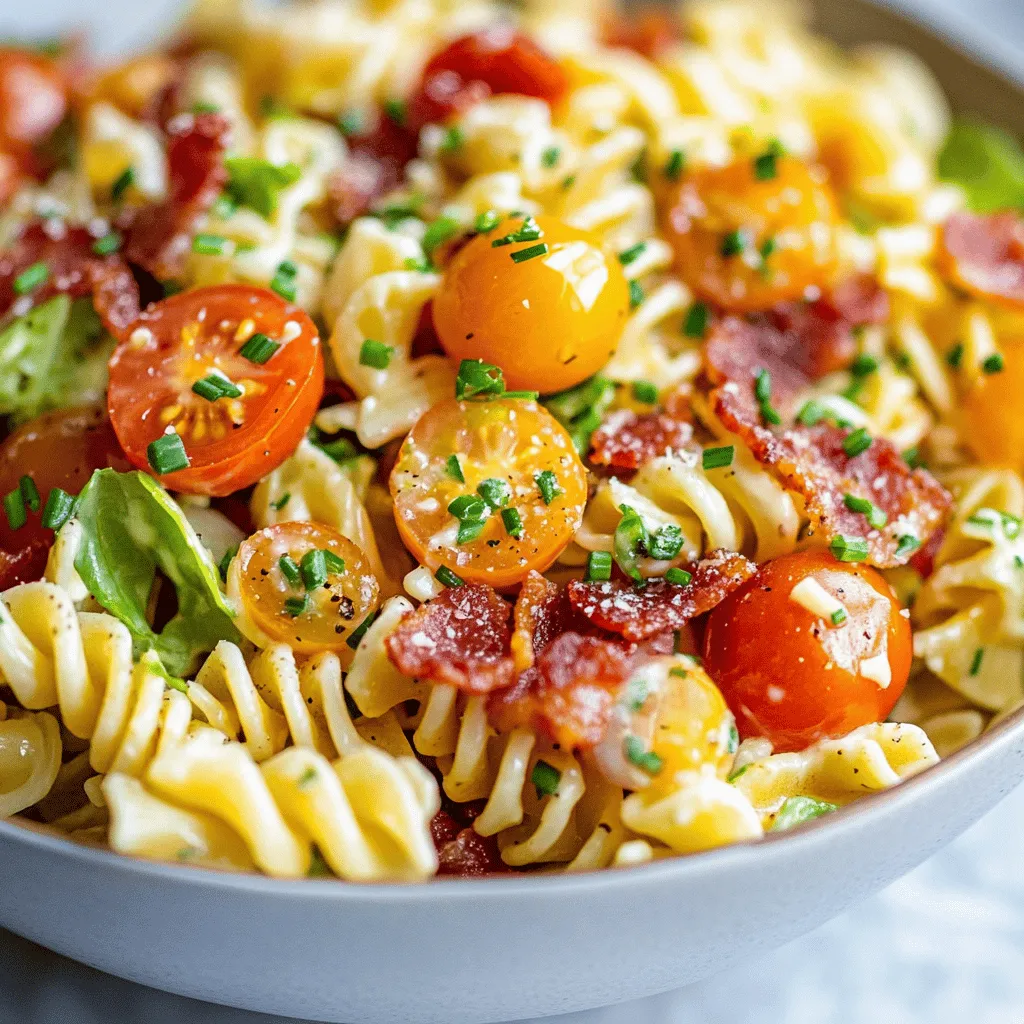 BLT Pasta Salad Delight: A Flavorful Fusion