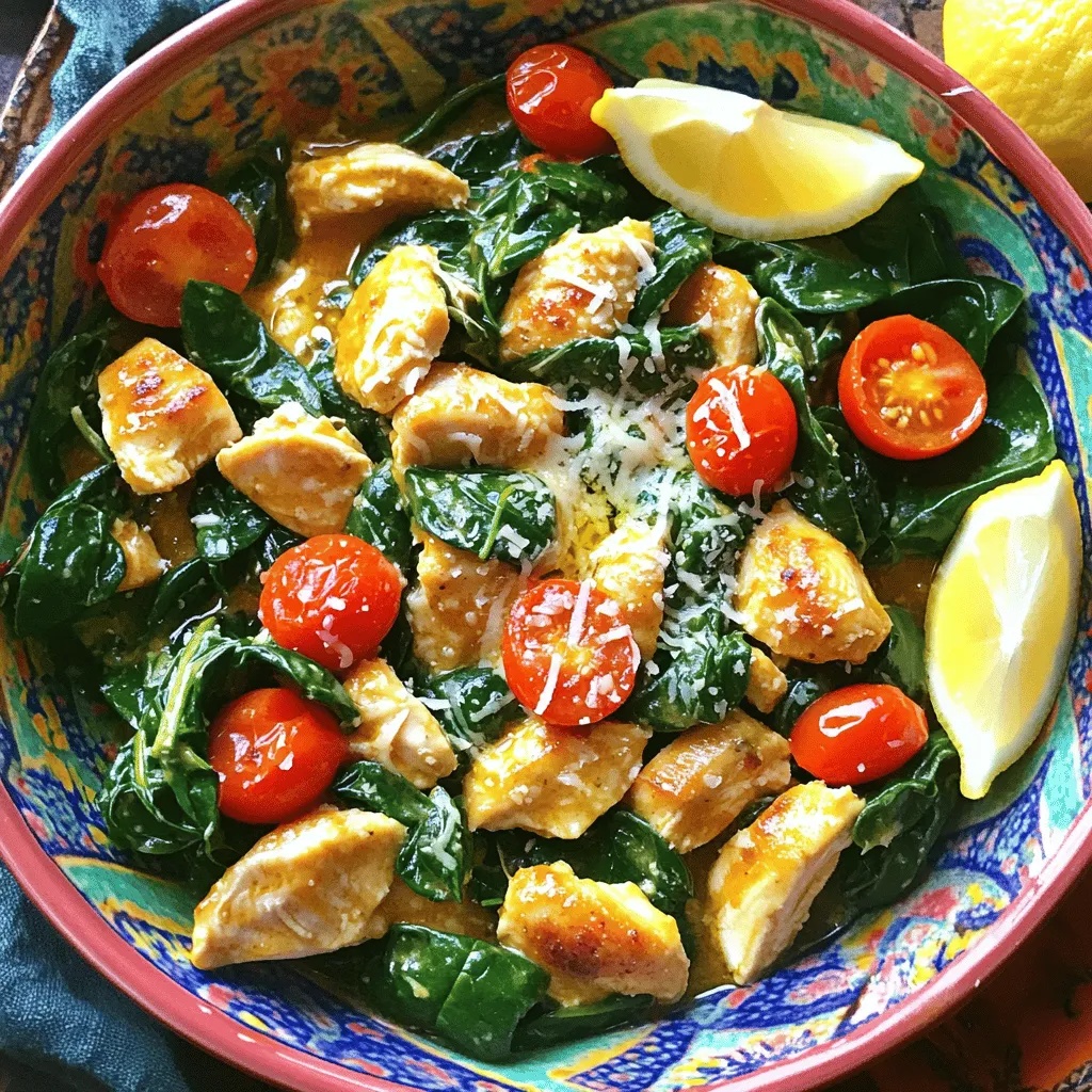 Easy Chicken and Spinach Skillet Flavorful Meal Idea