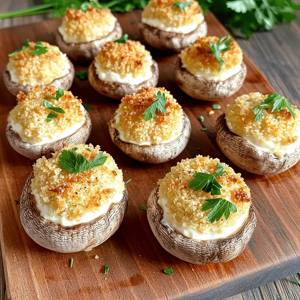 Air Fryer Stuffed Mushrooms Tasty and Easy Recipe