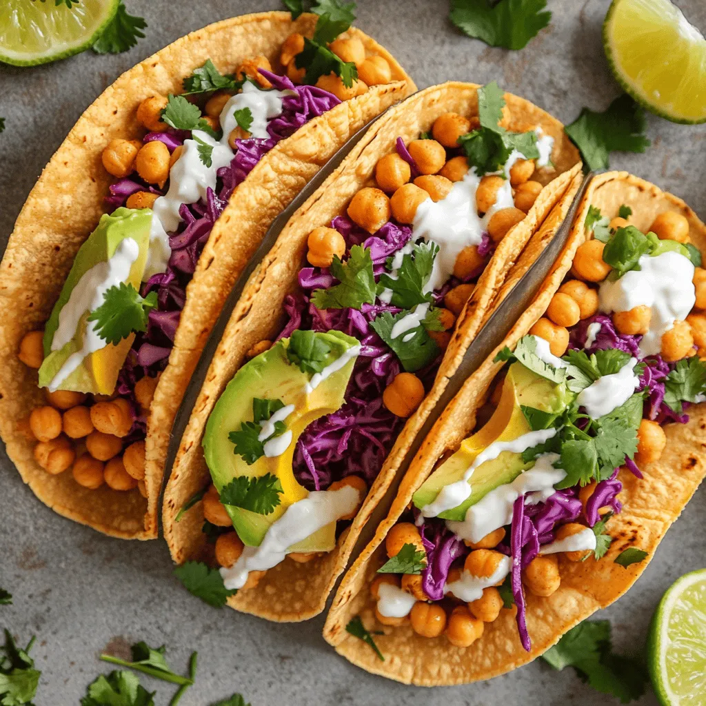 Crispy Chickpea Tacos Flavorful and Simple Recipe
