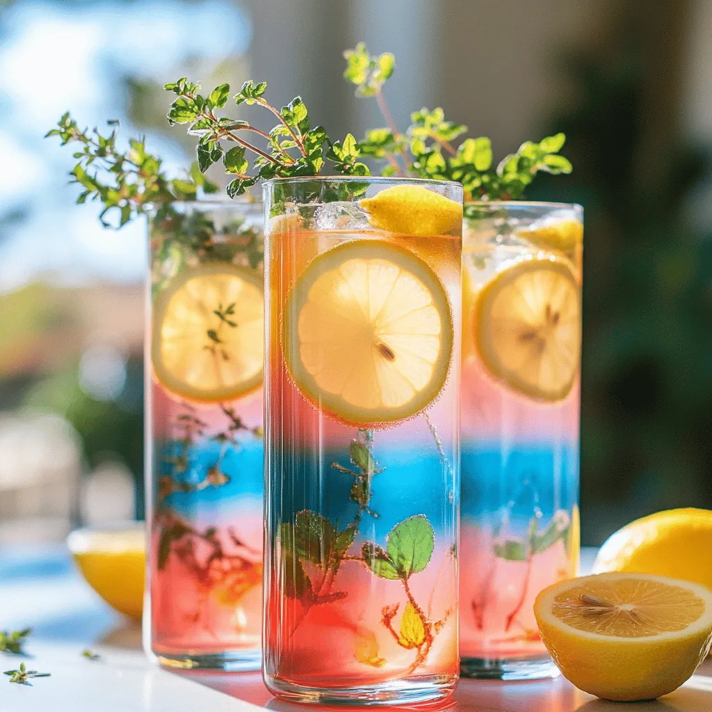 Color changing lemonade is a fun drink that amazes everyone. It changes color right before your eyes! The secret lies in two main ingredients: butterfly pea flower powder and baking soda.