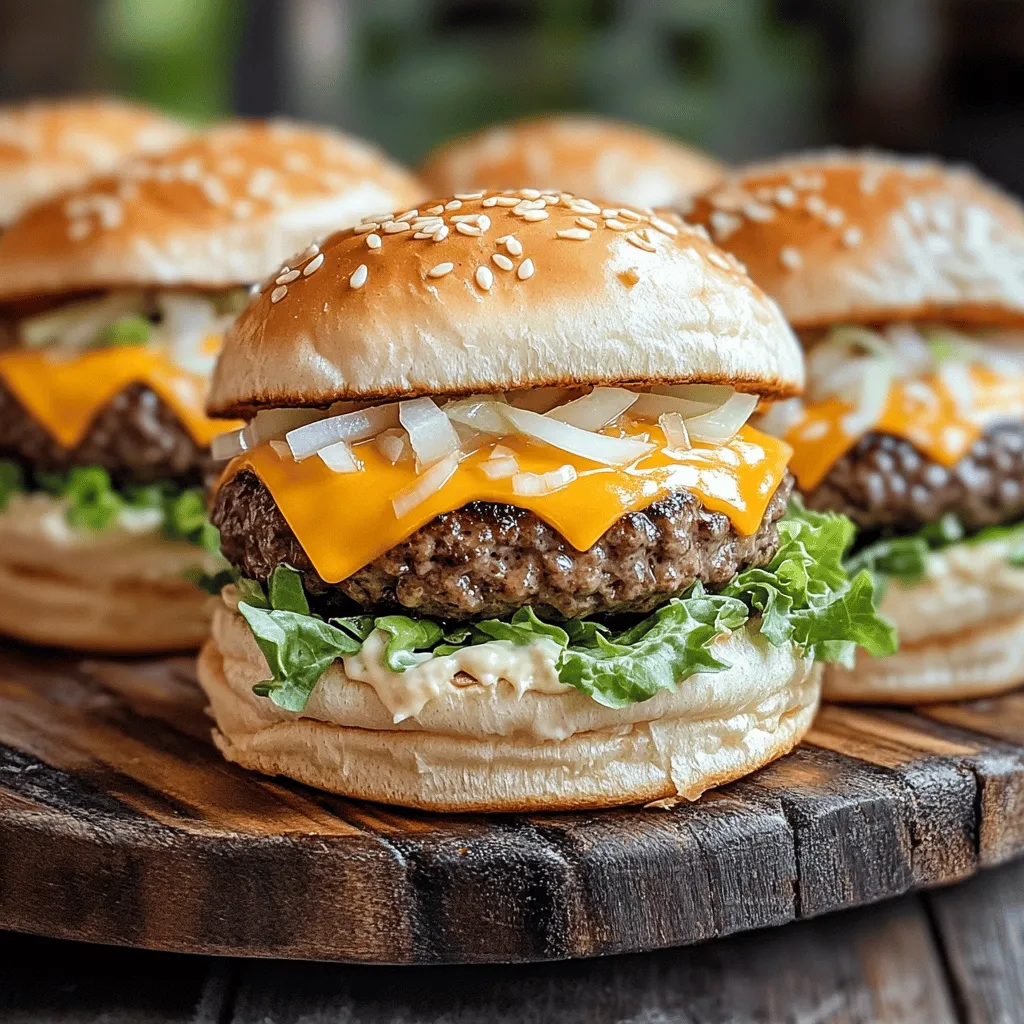 Best Recipe For Mini Big Mac Cheeseburgers Magic