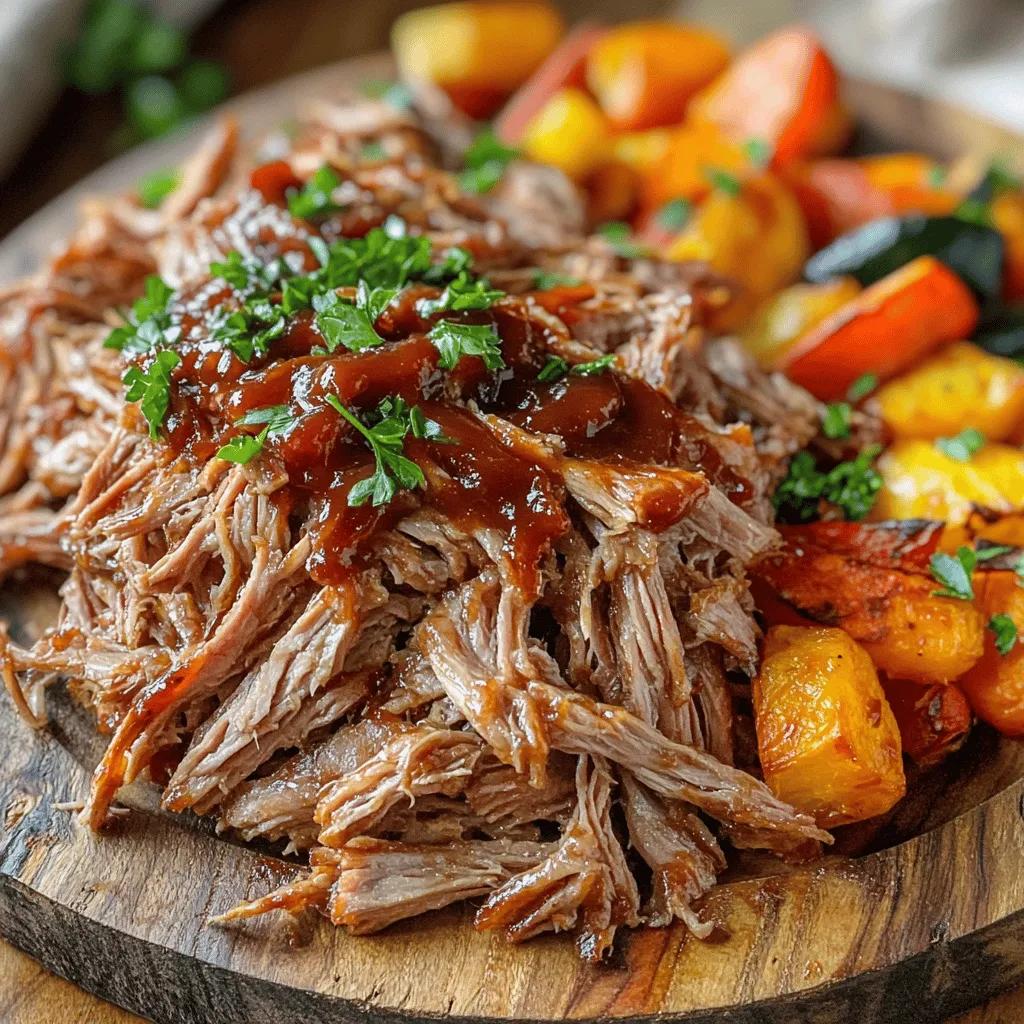 The right ingredients make a big difference in flavor. For a great oven roasted pulled pork recipe, start with 3-4 pounds of pork shoulder or pork butt. This cut has the right amount of fat for juicy meat.