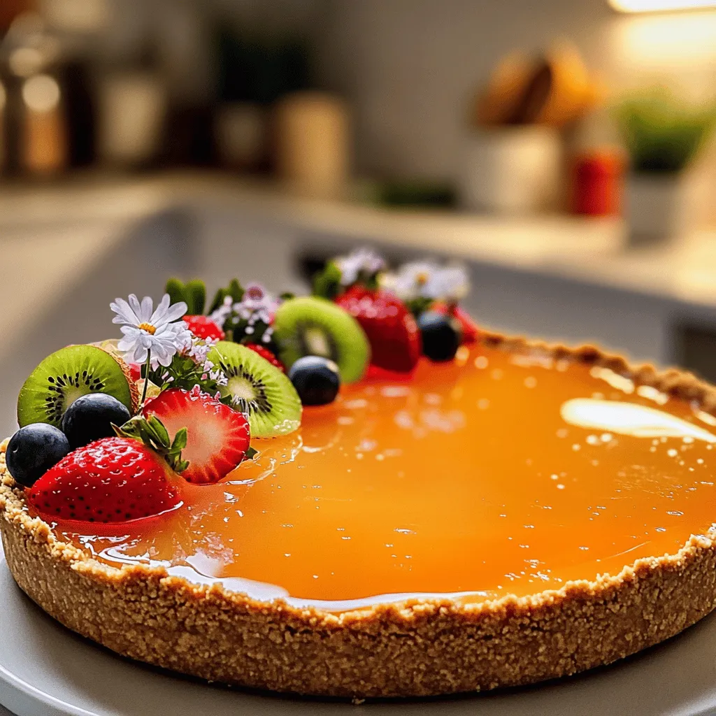 The Easter No Bake Jello Pie recipe is simple and fun! The key ingredients include a pre-made graham cracker crust, Jello, cream cheese, powdered sugar, and whipped topping. You can also add fresh fruit for garnish.