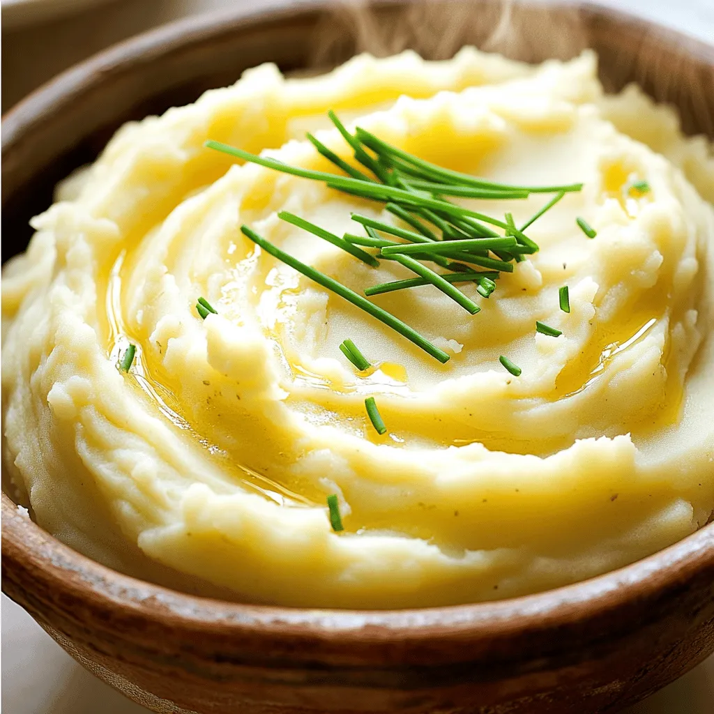 Creamy Garlic Mashed Potatoes Rich and Savory Delight