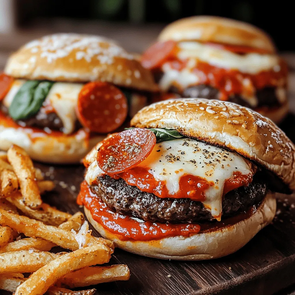 Pizza Burgers Recipe: A Delicious Fusion Delight