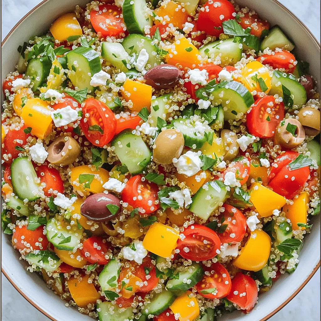 Mediterranean Quinoa Salad Fresh and Nutritious Meal
