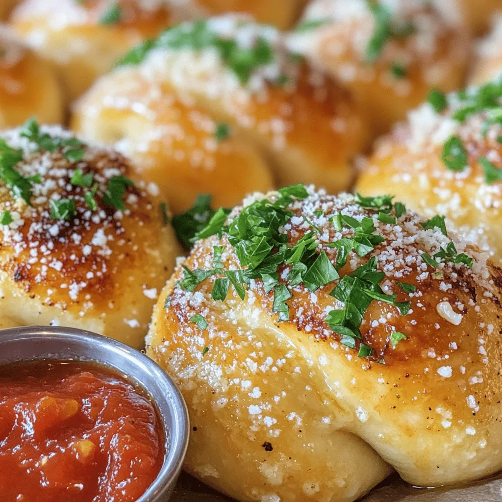 To make garlic knots, you need a few simple ingredients. You will need 1 pound of pizza dough. This can be store-bought or homemade. You