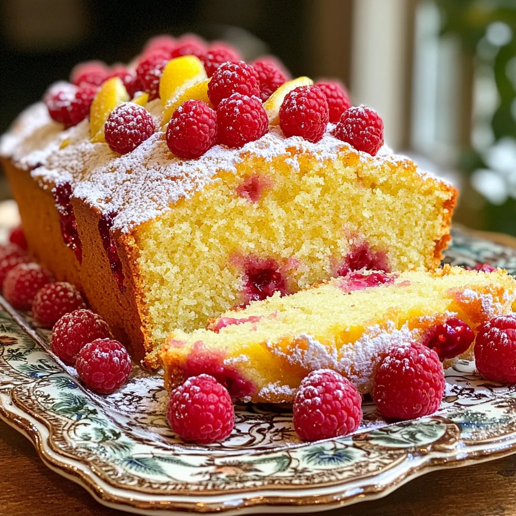 Lemon Raspberry Loaf Cake Fresh and Flavorful Delight