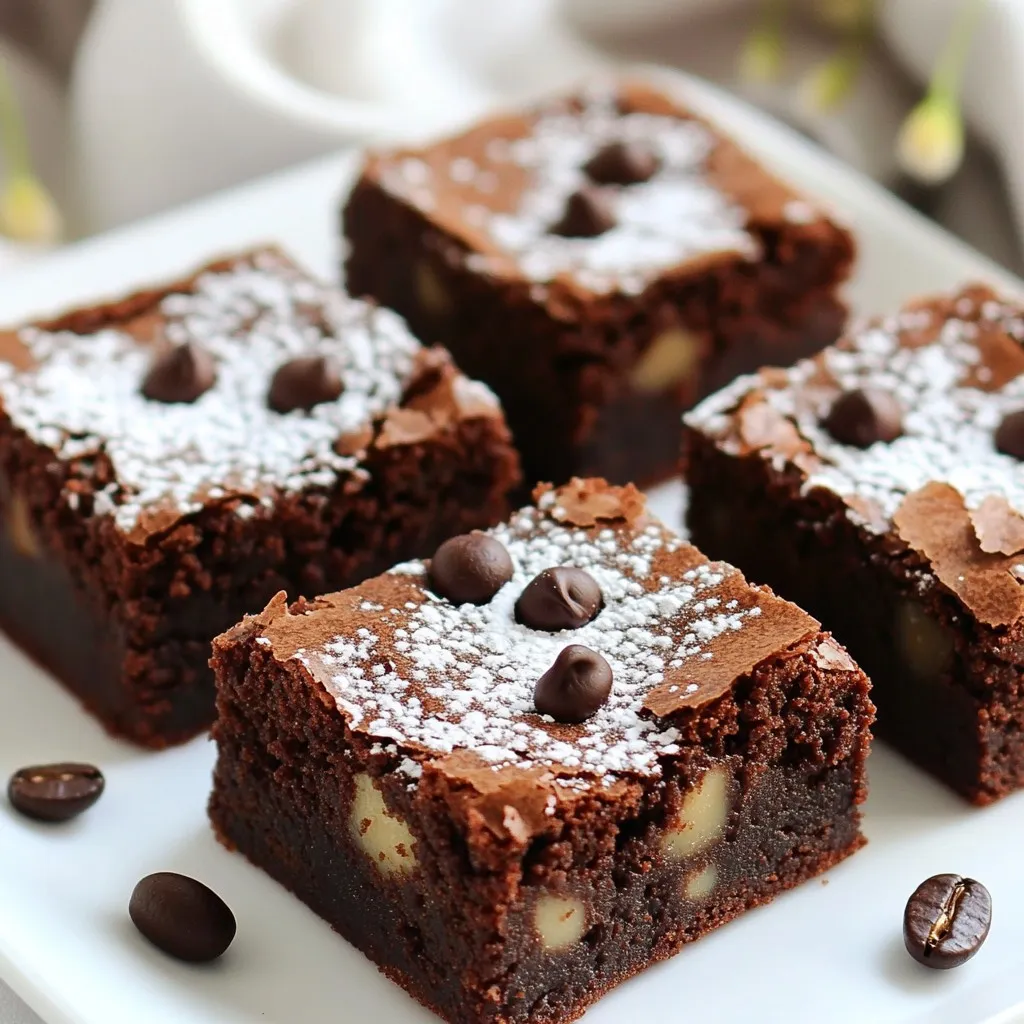 Mocha Espresso Brownies Rich and Decadent Treat
