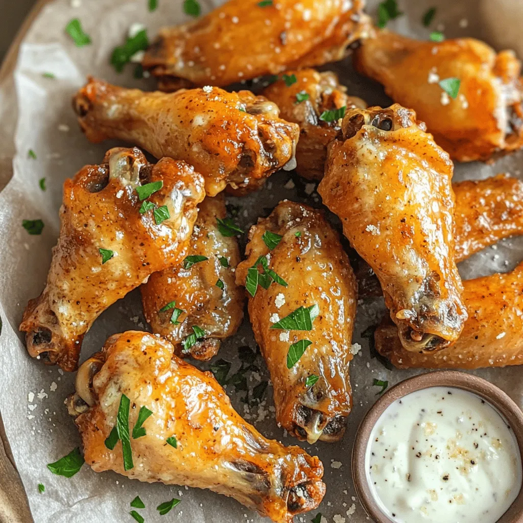 Homemade Garlic Parmesan Wings Flavorful and Easy Recipe