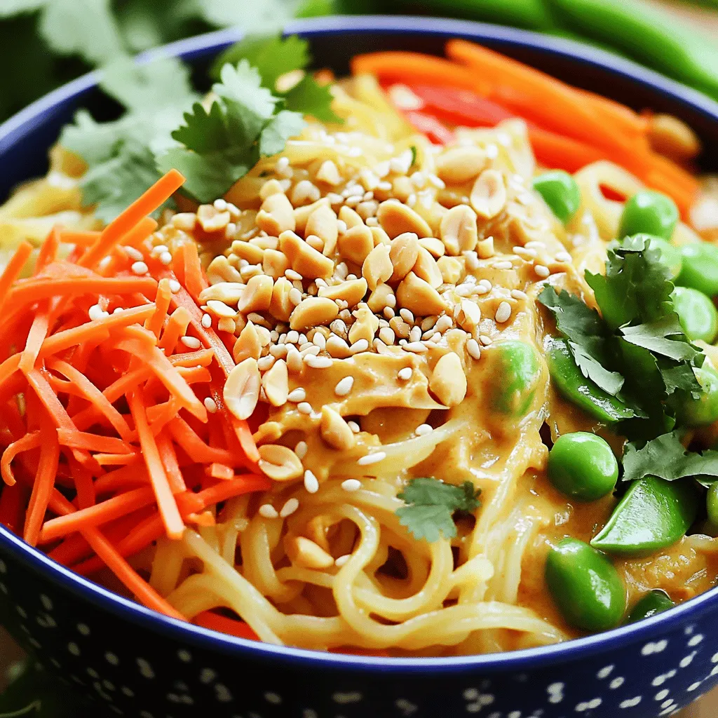 Spicy Thai Peanut Noodles Flavorful and Simple Dish
