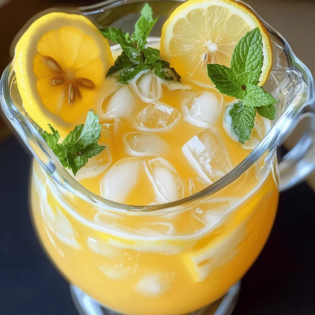 Condensed Milk Lemonade Refreshing Creamy Delight