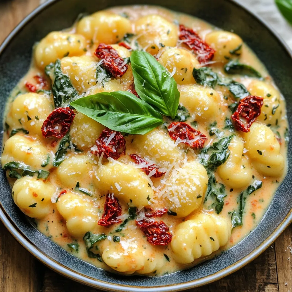 Creamy Sun Dried Tomato Gnocchi Savory Delight Recipe