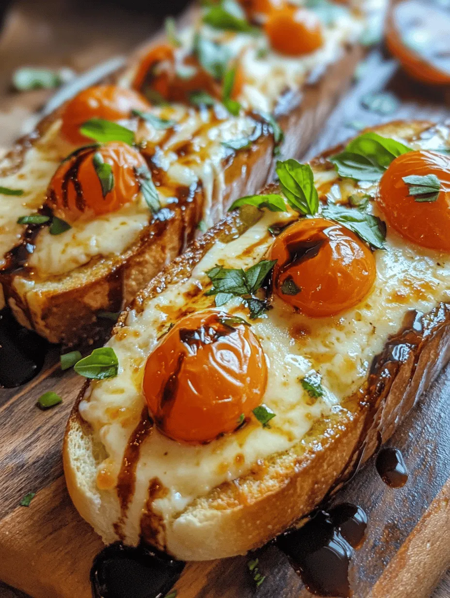 Cheesy Garlic Caprese Bread: A Delicious Fusion of Flavors