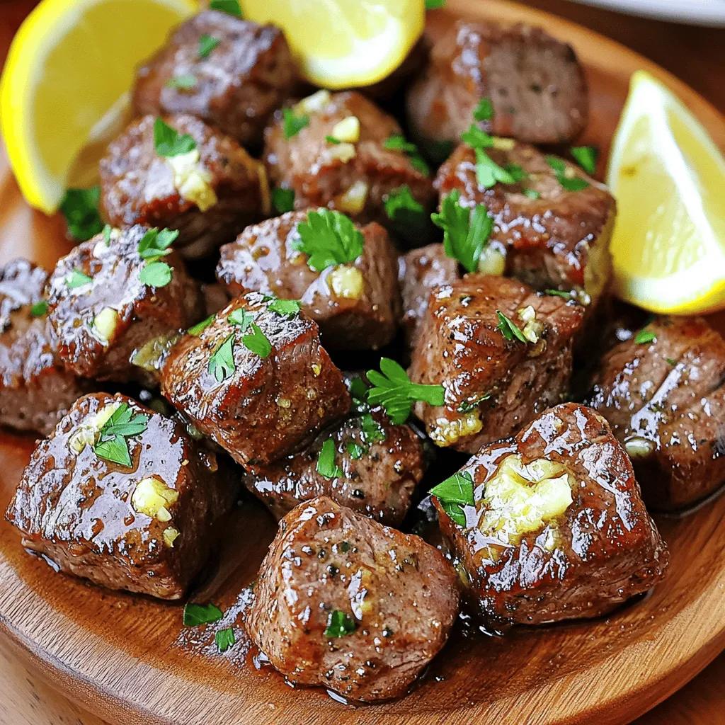 Cajun Garlic Butter Steak Bites Simple Flavor Punch