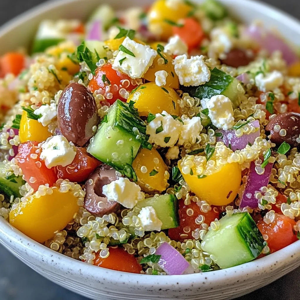 Mediterranean Quinoa Salad Quick and Healthy Delight
