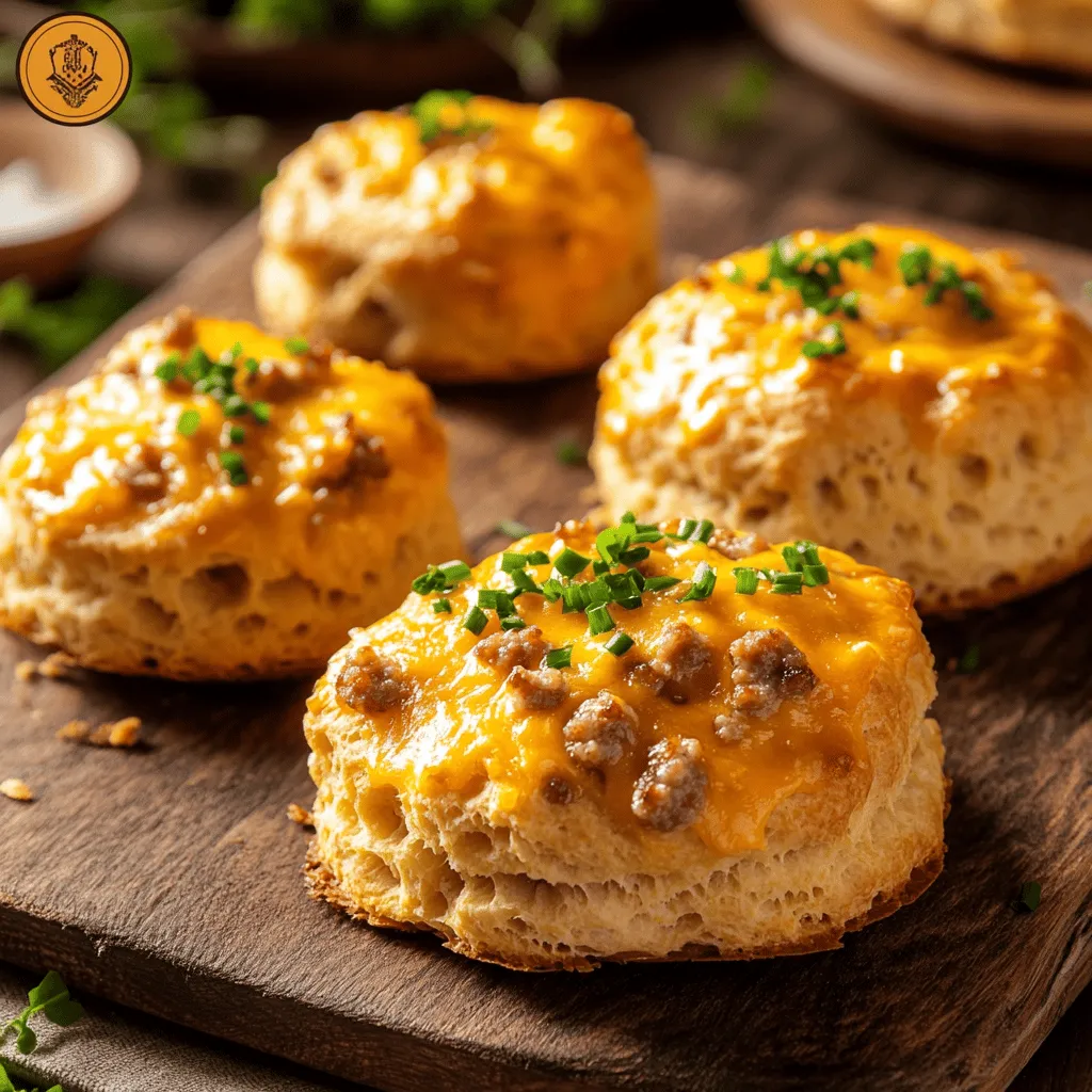To make cheesy sausage biscuits, you need simple ingredients that pack a big flavor. Here’s what you will need: