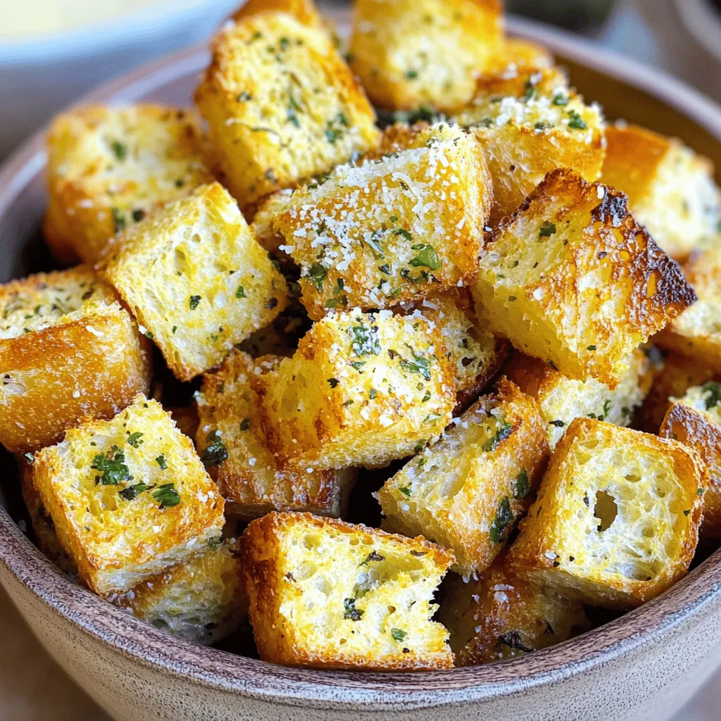 Air Fryer Garlic Herb Croutons Crispy and Flavorful Treat
