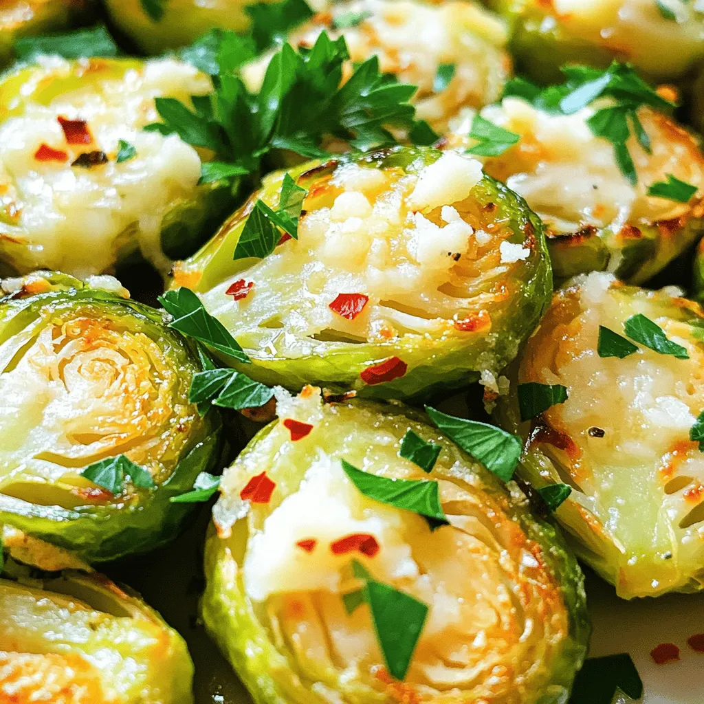 Garlic Parmesan Brussels Sprouts Savory and Simple Dish
