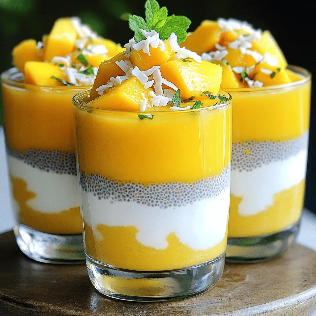Mango Coconut Chia Pudding Fresh and Healthy Delight