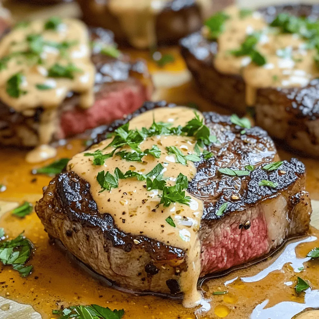 Irresistible Steak with Haunted Bourbon Garlic Cream Sauce