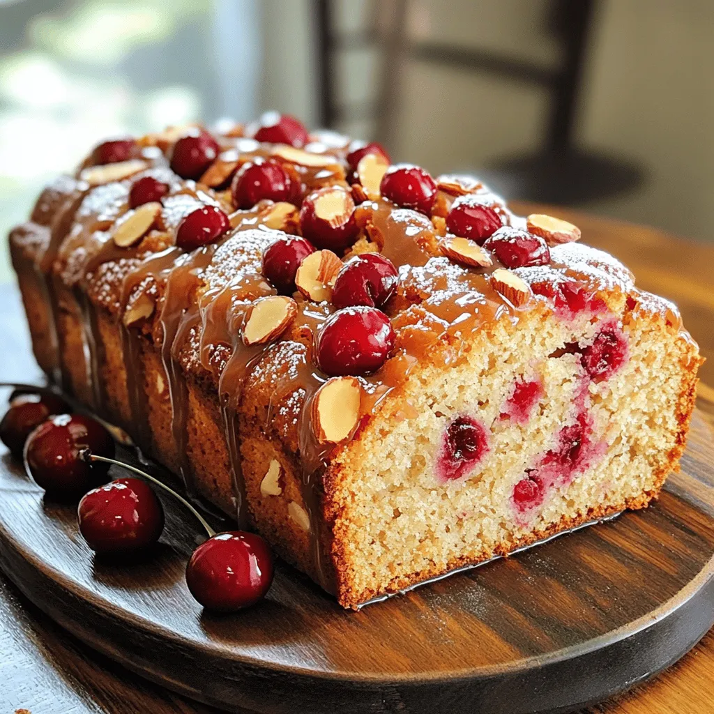 Cherry Almond Breakfast Loaf Flavorful Morning Treat
