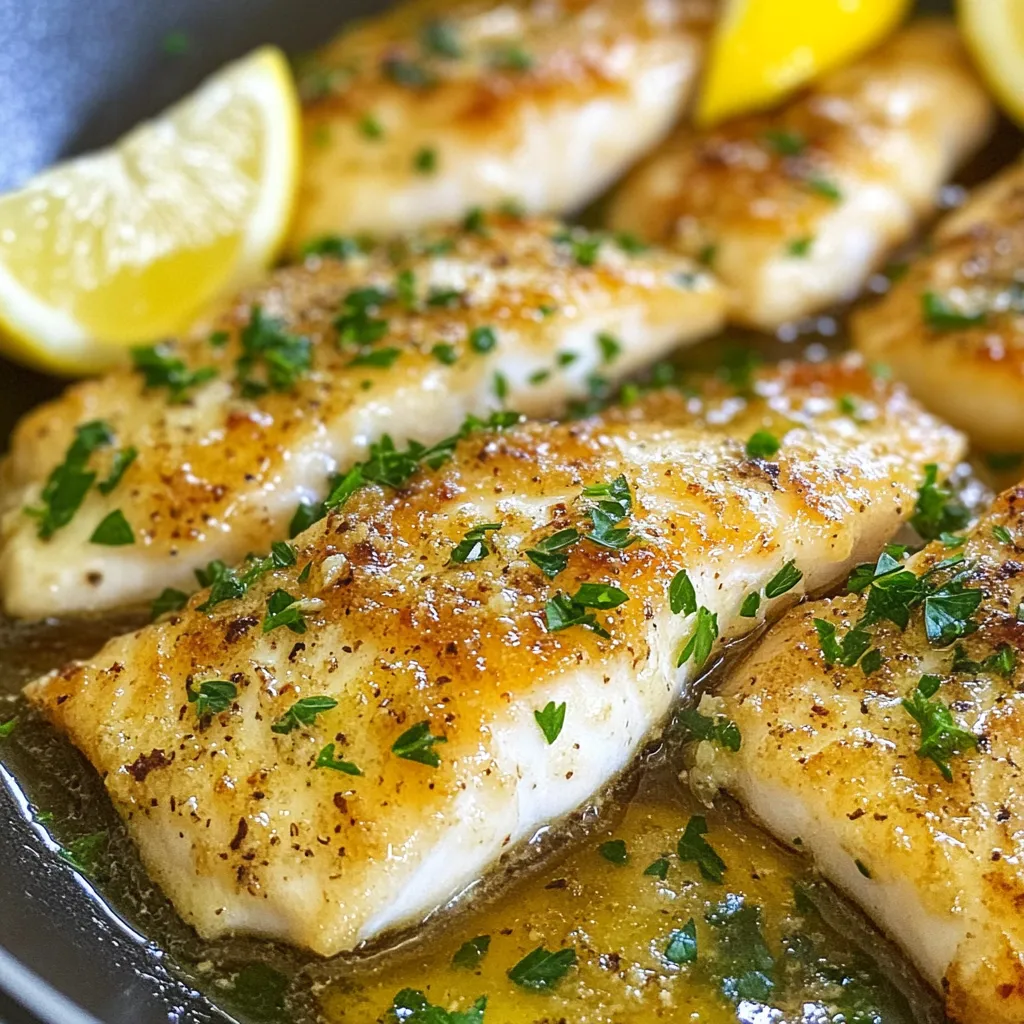 Garlic Butter Lemon Tilapia Quick and Simple Recipe