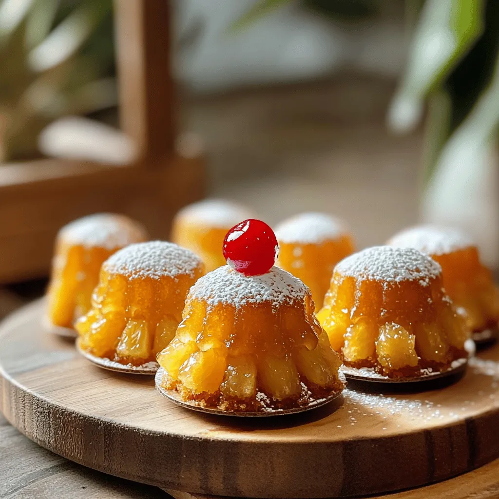 Instant Pot Pineapple Upside Down Bites Delight