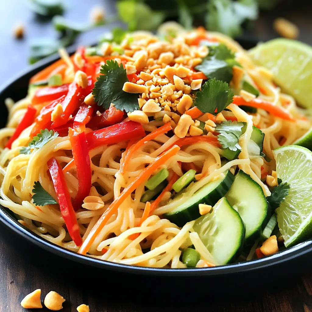 Spicy Peanut Noodle Salad Zesty and Flavorful Meal